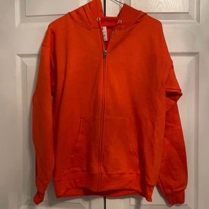 Hanes orange band new sweatshirt